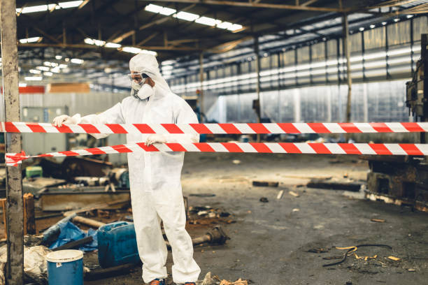 Professional Drug Lab Cleanup technician working in Cedar Glen, CA